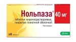 Нольпаза, таблетки покрытые кишечнорастворимой оболочкой 40 мг 28 шт
