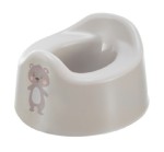 Горшок детский, Пластишка арт. 431333034 с аппликацией светло-бежевый