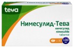 Нимесулид-Тева, таблетки 100 мг 30 шт