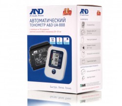 Тонометр автоматический, AND (Эй энд Ди) ua-888 на плечо без адаптера с универсальной манжетой 23-37 см