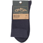 Носки мужские, Omsa (Омса) р. 45-47 (29-31) ECO 403 Эко гладь grigio scuro темно-серый