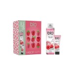 Набор подарочный для женщин, BioProvince (БиоПровинс) 250 мл + 75 мл Лав нейче пион и малина крем-гель для душа + молочко для тела коробка