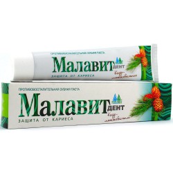 Зубная паста Малавит дент кедр-можжевельник 70 г/60мл