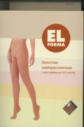 Колготки компрессионные EL Forma 1 класс компрессии 18-21 мм р. 5