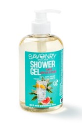 Гель для душа Savonry тоник лимон и мята 500 мл