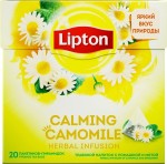 Напиток травяной, Lipton (Липтон) 0.7 г №20 с ромашкой и мятой пирамидки