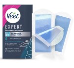 Восковые полоски для депиляции, Veet (Вит) 16 шт Эксперт для чувствительной кожи бикини и область подмышек с маслом миндаля с салфетками