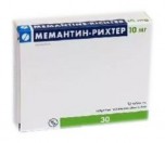 Мемантин-Рихтер, табл. п/о пленочной 10 мг №30