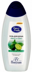 Гель для душа, Fancy fruits (Фэнси фрутс) 350 мл Мята и лайм Формула 341 флакон