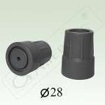 Наконечник для трости и костылей, р. 28 мм  1 шт цвет в ассортименте
